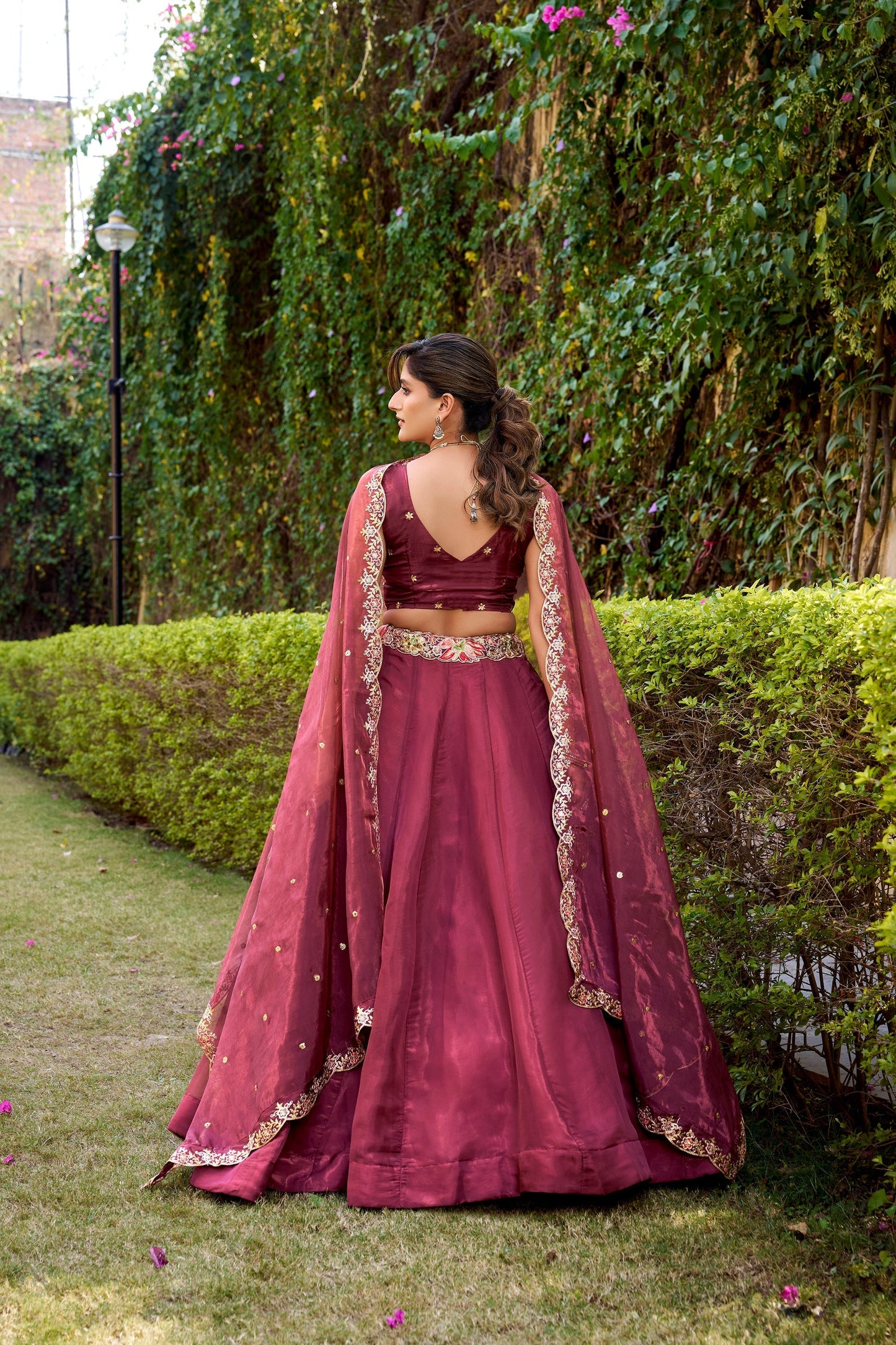 WEDDING SPECIAL CHANDA SILK SEQUINS AND THREAD EMBROIDERED LEHENGA CHOLI WITH DUPATTA (TT06)