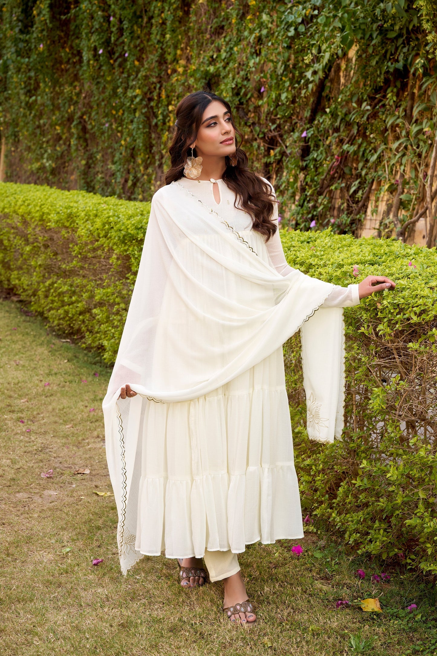 OCCASION SPECIAL MARBLE FABRIC GOWN WITH DUPATTA (TT04)