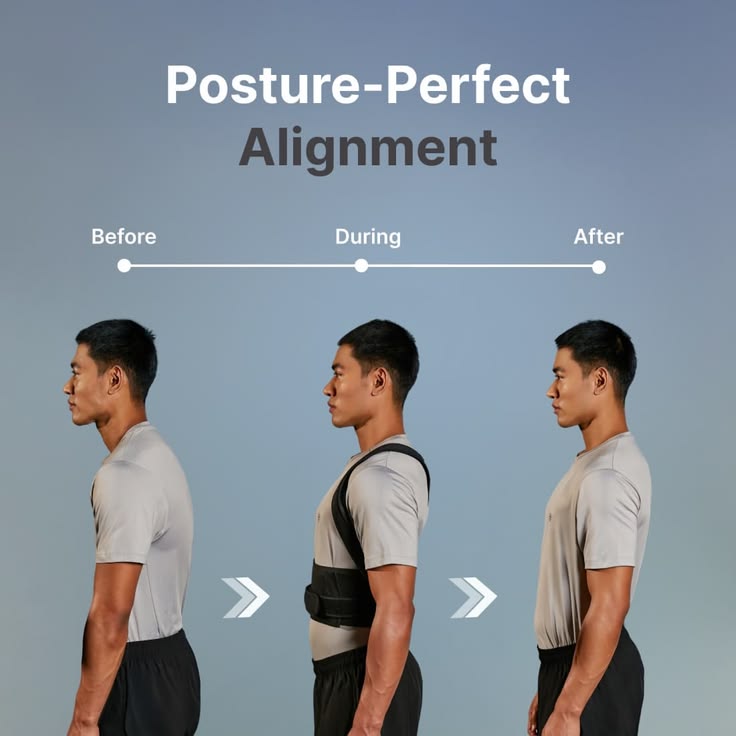Posture Corrector for Shoulder Belt For Men & Women